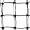 #36 Twisted Knotted Polyethylene Batting Cage 10' x 10' x 30'