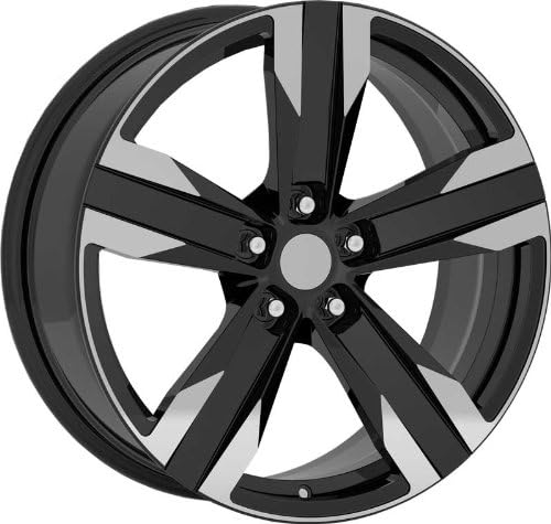 PERFORMANCE REPLICA - zl1 camero 135 - 20 Inch Rim x 9 - (5x4.75) Offset (40) Wheel Finish - gloss black with machined spokes & lip