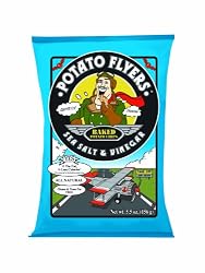 Potato Flyers, Sea Salt & Vinegar, 5.5-Ounce Bags (Pack of 12)