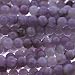 Lepidolite : Ball-Plain - 4mm Diameter, Sold by: 16 Inch Strand with Angel Mountain Beads Heart Charm (.625 x .570 inches)