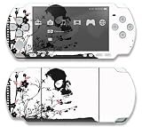 Skulls and Flowers Decorative Protector Skin Decal Sticker for Sony Playsta ....