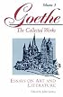 Essays on Art and Literature (Goethe: The Collected Works, Vol. 3)