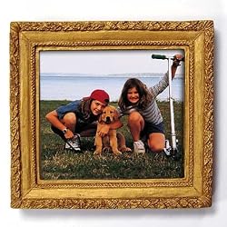 Gold Magnet Frame for Personal Photographs (2-3/4" x 2-1/2", landscape version) - comes with pop-out easel