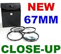 67mm Macro Close-Up Lens Set For Canon 18-135mm 70-200mm