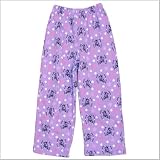 Girls Printed Jersey Lounge Pants-Horse/Grape-14
