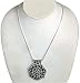 Silver Pendant with White Cut Stone Gemstones 2  - Birthday Gifts (pndt534)