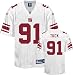 Justin Tuck Jersey: Reebok White Replica #91 New York Giants Jersey
