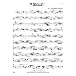 O1718 - 25 Daily Exercises for Saxophone