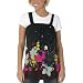 Juniors' Xhilaration® Printed Apron Button Tunic Sweater - Ebony