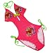 Hot Pink Tattoo Heart Sequined Monokini Swimsuit Bikini