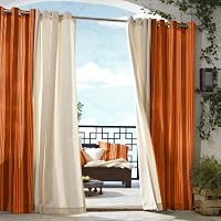 All-Weather Striped Curtain Panels