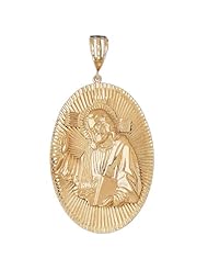 CleverEves 14k Gold Pendant Religious Medal 58.8 - Gram(s)