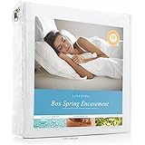 LINENSPA Waterproof Bed Bug Proof Box Spring Encasement Protector - Twin