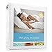 LINENSPA Box Spring Encasement – California King Size Box Spring Cover – Zippered and Waterproof Protector, Complete Protection – White