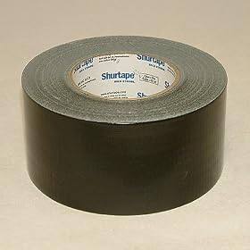 Shurtape PC-600 General Purpose Grade Duct Tape: 3 in. x 60 yds. (Black)