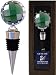 Green Crystal Bottle Stopper with Swarovski Crystals