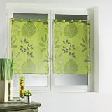 Paire de voilages droits (H160 cm) Bali Olive