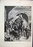 1879 Street Scene Cairo Egypt Camel Tunnel Families