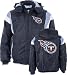 Tennessee Titans Poly Oxford Full Zip Jacket - X-Large