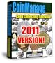 CoinManage 2011 - Coin Collecting - Numismatic CD For Collectors: Manage Your Coin Collection (Windows Software)