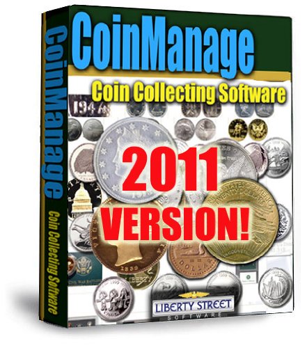 CoinManage 2011 - Coin Collecting - Numismatic CD For Collectors: Manage Your Coin Collection (Windows Software)