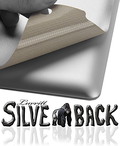 LuvvittÂ® SILVERBACK (TM) Protective Back Skin for the new iPad 4 / iPad 3 / iPad 2 - Compatible with Smart Cover - Aluminum Color