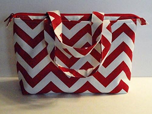 Medium Size Fabric Insulated Women's Lunch Bag