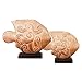 Terra Cotta Fish Figurine Set of 2