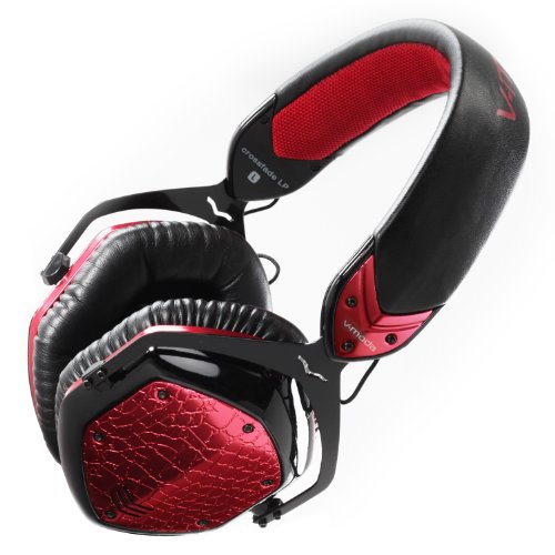  V-MODA Crossfade LP Over-Ear Noise-Isolating Metal Headphone (Rouge) 