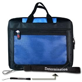 ASUS Eee PC 1000HA 10-inch Netbook Blue Seal Case + Determination Hand Strap