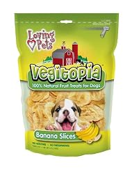 Loving Pets Vegitopia Banana Slices Dog Treats, 5-Ounces