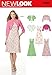 New Look Sewing Pattern 6935 Misses Dresses, Size A (8-10-12-14-16-18)