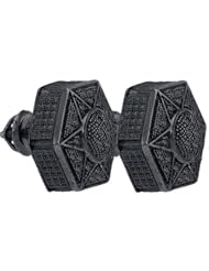 0.20CTW-DIA MICRO-PAVE EARRINGS