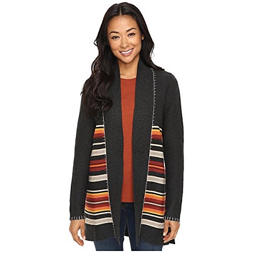 ペンドルトン アウター ニット&セーター Petite Park Stripe Cardigan Charcoal H [並行輸入品]