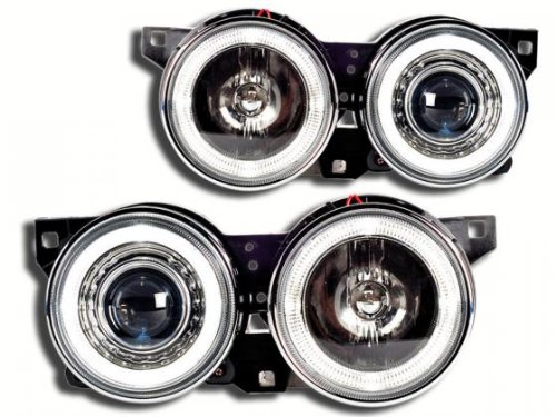 FK Automotive FKFSBM049 Angel Eyes Scheinwerfer passend f&uuml;r BMW 3-er (Typ E30) 2/4 trg. Ba Preisvergleich