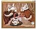 Italian Cats Collectible Playing Cards Double Deck by Piatnik - Naipes de Bridge Coleccionable Set Doble