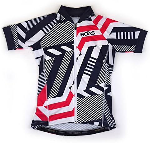 SOAS Racing - Red Geo Cycling Jersey Red / Black (XSmall)