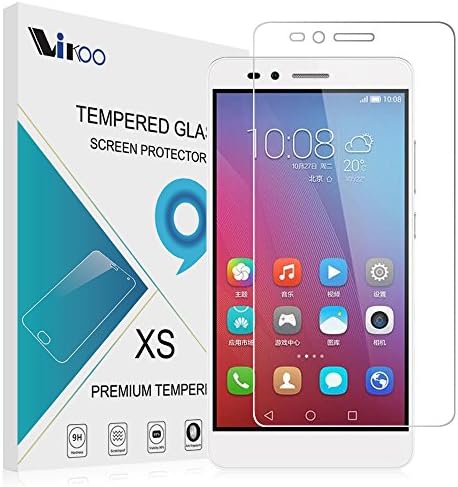Huawei Honor 5X Screen Protector, Vistore Ultra-thin 9H Hardness Shatterproof Anti-Scratch HD Clear Ballistic Tempered Glass Screen Protector for Huawei Honor 5X Smartphone