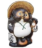 【信楽焼】福ひねり狸　30号　サイズ・約幅65×奥行き42×高さ93cm