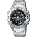 Casio #AMW703D-1AV Men's Stainless Steel Outgear Fishing Timer Analog Digital Sports Watch