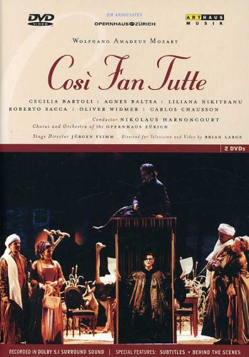 CD-Charts  DVD : Mozart - Cosi Fan Tutte / Harnoncourt, Bartoli, Nikiteanu, Zurich Opera