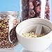 Glass Jars - Airtight Lid Food Containers  Fresher Food - Protects Your Food - Safe & Durable includes Angled Measurement, Set of 2