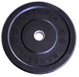 25 Pound Solid Rubber Bumper Plates Pair