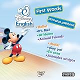 Disney English. First Words (Primeras palabras) + DVD: Bilingüe inglés-español. ¡Con DVD interactivo!