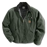Big Carhartt Blanket Lined Sandstone Detroit Jacket
