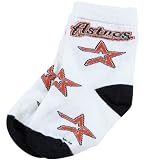 Houston Astros White Infant 903 (0-13) All Over Team Logo Bootie Socks