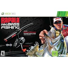 Rapala Pro Bass Fishing with Rod Peripheral by Activision Publishing