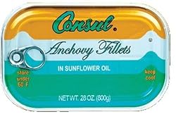 Roland Consul Flat Anchovy Fillets, 28-Ounce Can (Pack of 2)