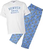adidas - Denver Nuggets Youth All Over Pajama Pant & T-Shirt Pack