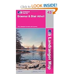 Braemar and Blair Atholl (OS Landranger Map)